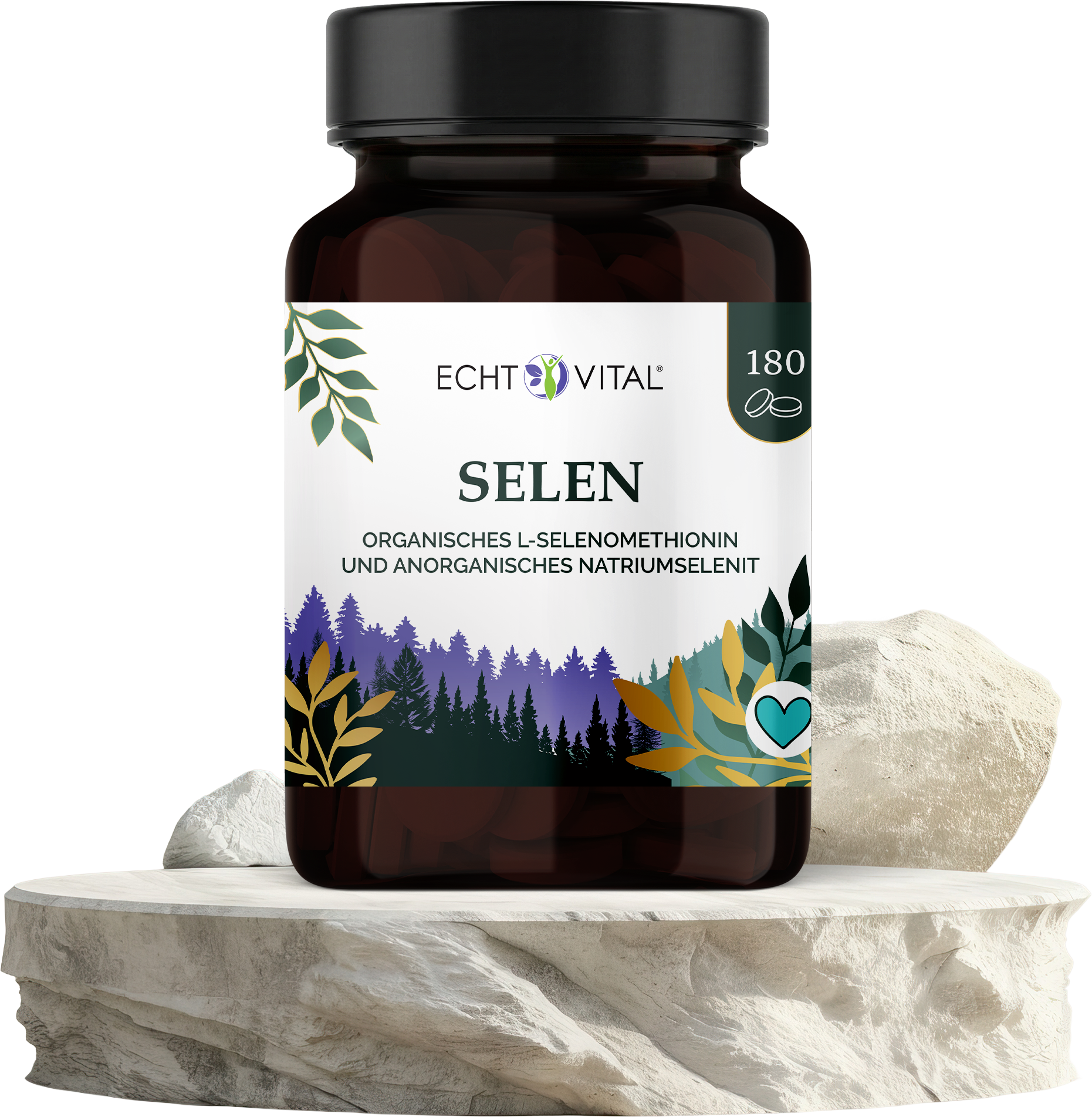 Selen organisch & anorganisch - ECHT VITAL Premium Qualität